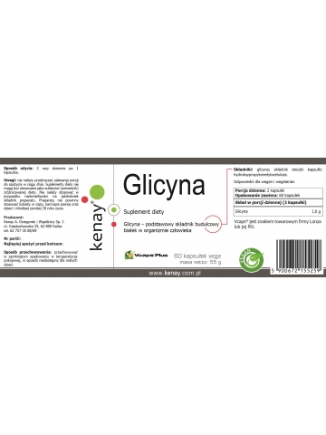 Glicyna (60 kapsułek) - suplement diety