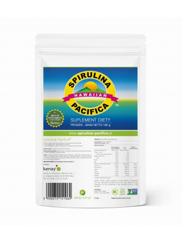 Spirulina Pacifica® hawajska w proszku (180 g) - suplement diety