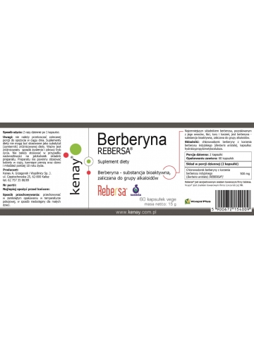 Berberyna REBERSA® (60 kapsułek) - suplement diety