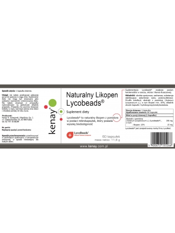 Naturalny Likopen Lycobeads® (60 kapsułek) - suplement diety