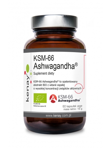 Ashwagandha KSM-66 BIO (60 kapsułek) - suplement diety