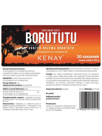 Borututu (20 saszetek) - suplement diety