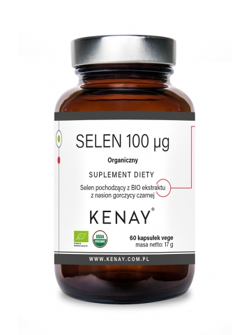 Selen 100 mcg Organiczny (60 kapsułek BIO) - suplement diety