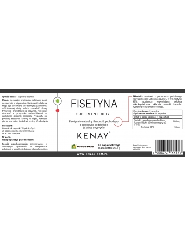 FISETYNA (60 kapsułek vege) - suplement diety