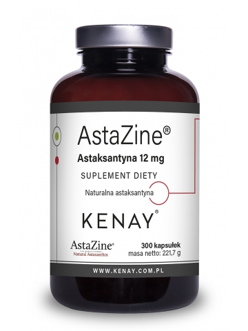 AstaZine® Astaksantyna 12 mg (300 kapsułek) - suplement diety