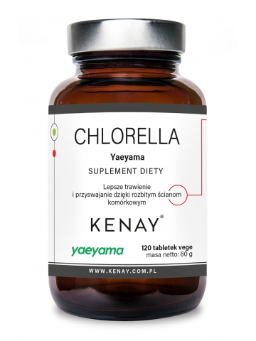 Chlorella Yaeyama (120 tabletek) - suplement diety