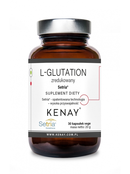 L-Glutation zredukowany Setria (30 kapsuek). Cena Sklep Kenay. - KENAY