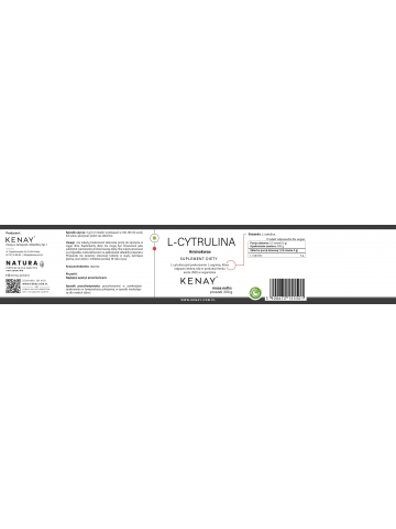 L-Cytrulina (proszek 300 g) - suplement diety