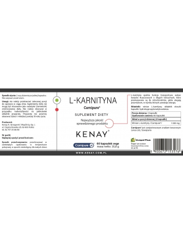 L-Karnityna  Carnipure® (60 kapsułek) - suplement diety