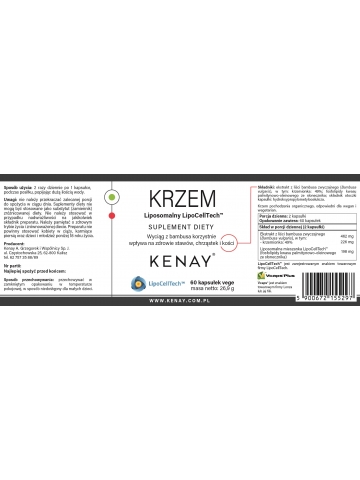 Krzem Liposomalny LipoCellTech™ (60 kapsułek vege) - suplement diety