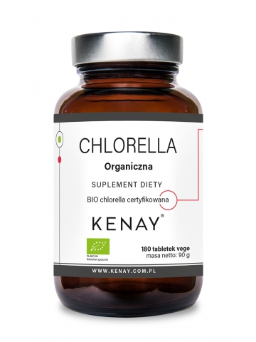 Chlorella Organiczna (180 tabletek) - suplement diety