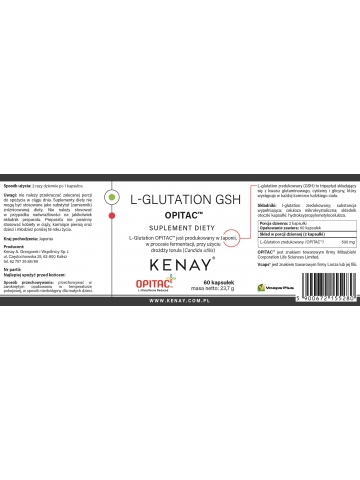 L-Glutation GSH OPITAC™ (60 kapsułek) - suplement diety