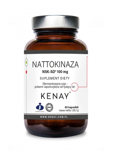 Nattokinaza 100 mg NSK-SD® (60 kapsułek) - suplement diety