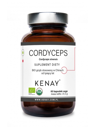 Cordyceps sinensis BIO (60 kapsułek) - 525 mg - suplement diety