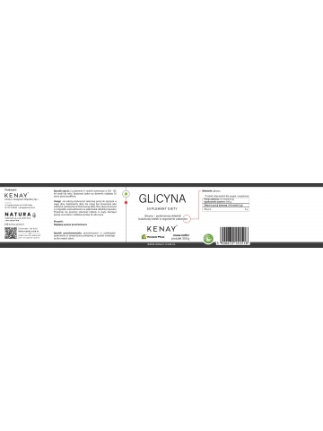 Glicyna (proszek 300 g) - suplement diety