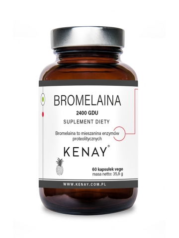 Bromelaina 2400 GDU (60 kapsułek) - suplement diety