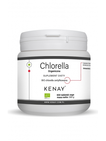 Chlorella Organiczna (600 tabletek) - suplement diety