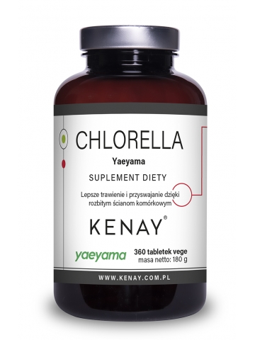 Chlorella Yaeyama (360 tabletek) - suplement diety