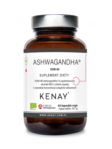 KSM-66 Ashwagandha® BIO (60 kapsułek) - suplement diety