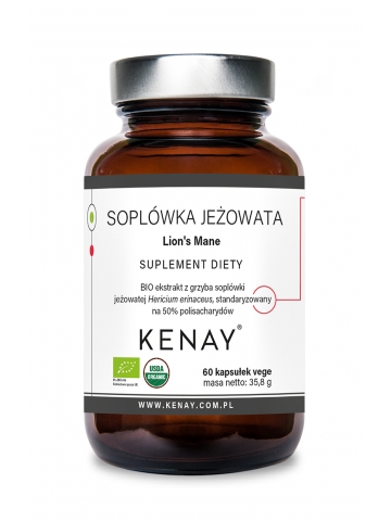 Soplówka jeżowata Lion's Mane (60 kapsułek vege) - suplement diety