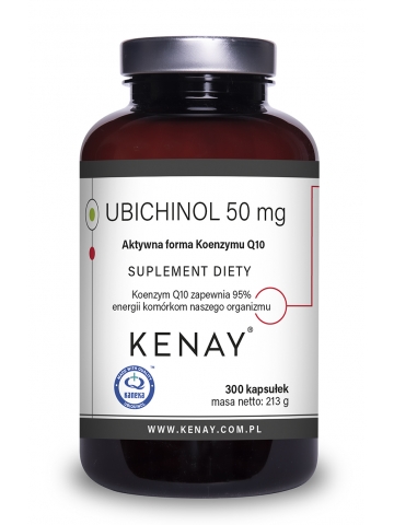 Ubichinol - Koenzym Q10 50 mg (300 kapsułek) - najnowsza technologia - suplement diety