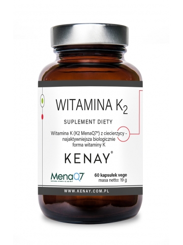 WITAMINA K2 Mena Q7 z ciecierzycy (60 kapsułek) - suplement diety