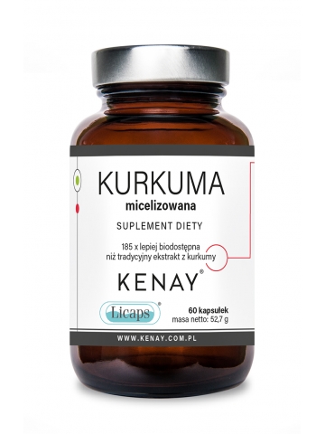 Kurkuma micelizowana (60 kapsułek Licaps®) - suplement diety