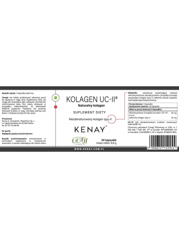 Kolagen UC-II® (30 kapsułek) - suplement diety