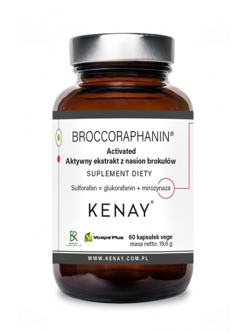 BroccoRaphanin® Activated - Aktywny ekstrakt z nasion brokułów (60 kapsułek) - suplement diety