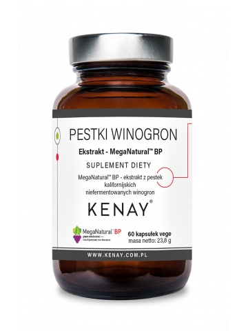 Ekstrakt z pestek winogron MegaNatural®-BP™ (60 kapsułek) - suplement diety