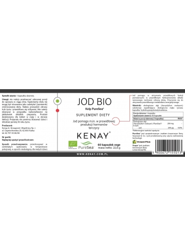 JOD BIO Kelp PureSea® (60 kapsułek vege) - suplement diety