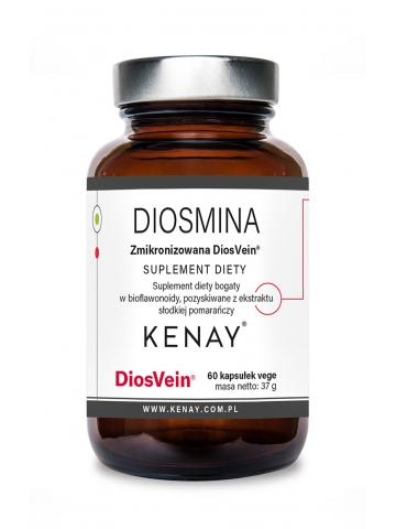 Diosmina zmikronizowana DiosVein® (60 kapsułek) - suplement diety