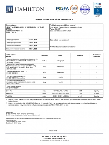 Żeńszeń fermentowany GS15-4® (30 kapsułek) - suplement diety
