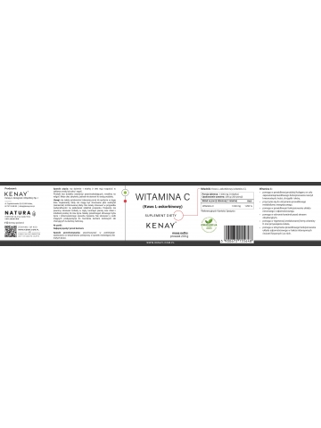 Witamina C Kwas L - askorbinowy (proszek 200 g) - suplement diety