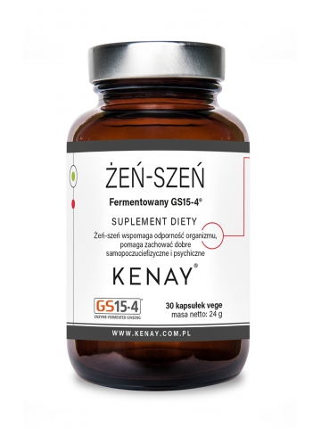 Żeńszeń fermentowany GS15-4® (30 kapsułek) - suplement diety