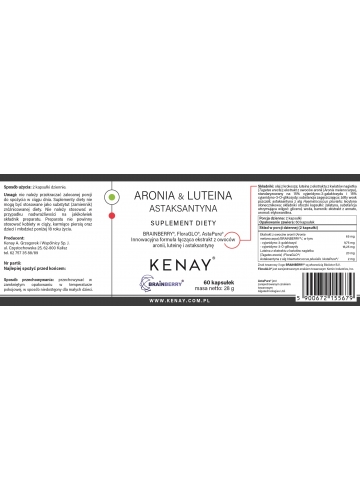 ARONIA & LUTEINA ASTAKSANTYNA (60 kapsułek) - suplement diety