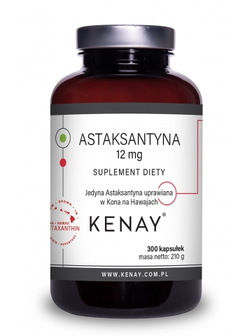 ASTAKSANTYNA 12 mg (300 kapsułek) - suplement diety