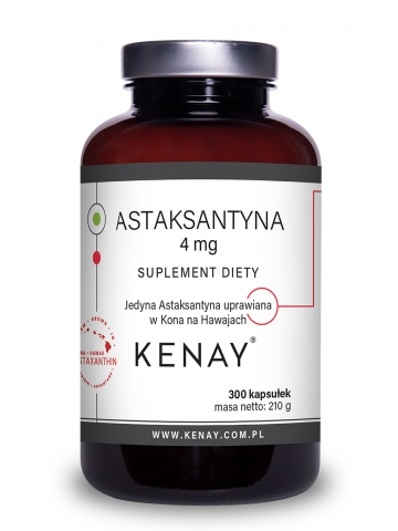 ASTAKSANTYNA 4 mg (300 kapsułek) - suplement diety