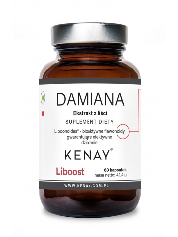 DAMIANA Ekstrakt z liści (60 kapsułek) - suplementy diety