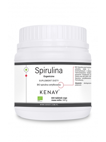Spirulina Organiczna (600 tabletek) - suplement diety