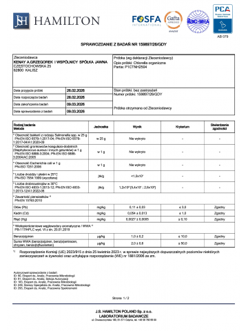 Chlorella Organiczna w proszku (100 g) - suplement diety