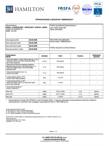 Reishi BIO (90 kapsułek)  – suplement diety