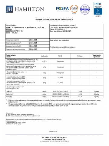 SPERMIDYNA SuperMide™ (60 kapsułek) - suplement diety