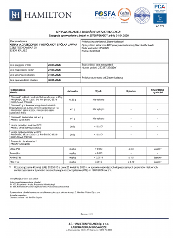 Witamina B12 (metylokobalamina) MecobalActive® (60 kapsułek) - suplement diety
