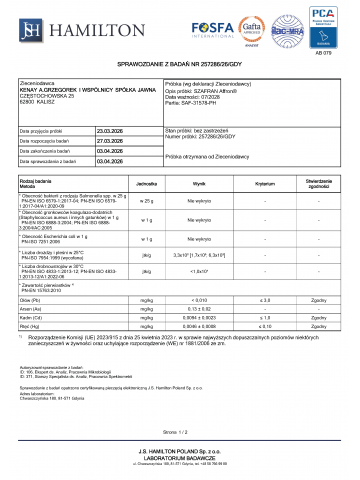 SZAFRAN Affron® (60 kapsułek vege) - suplement diety