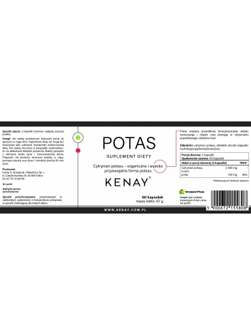 POTAS (60 kapsułek) - suplement diety