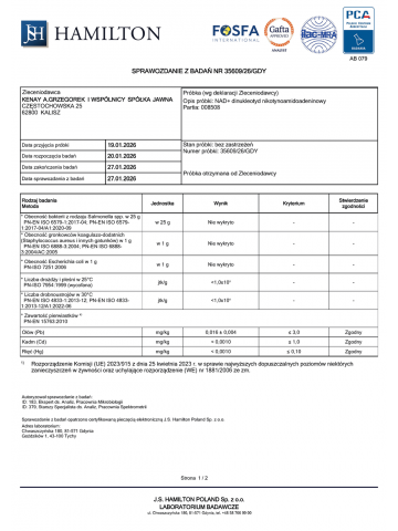 Produkt PREMIUM. NAD+ dinukleotyd nikotynoamidoadeninowy (30 kapsułek vege) - suplement diety