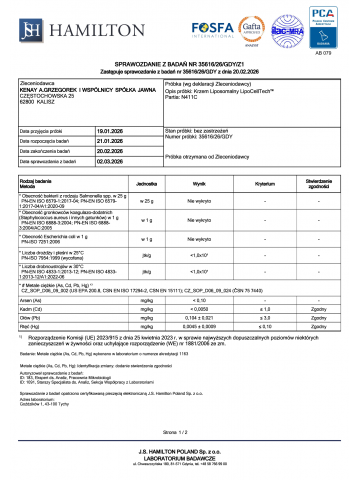 Krzem Liposomalny LipoCellTech™ (60 kapsułek vege) - suplement diety