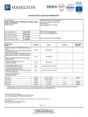 Cytykolina Cognizin® (60 kapsułek vege) - suplement diety