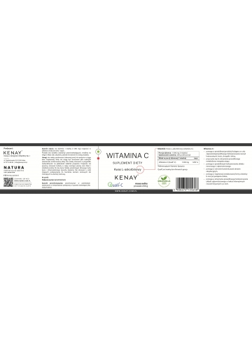 Witamina C Kwas L - askorbinowy (proszek 200 g) - suplement diety